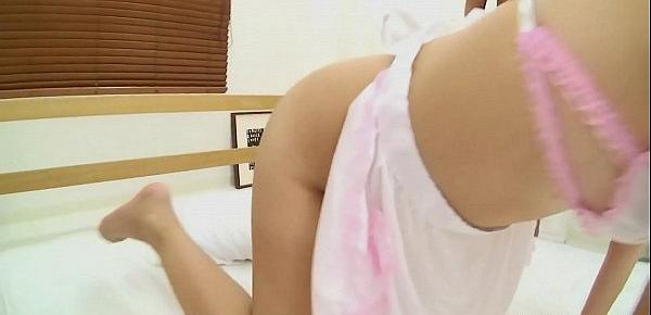  Saki Aimi is a bad girl getting into a hot threesome